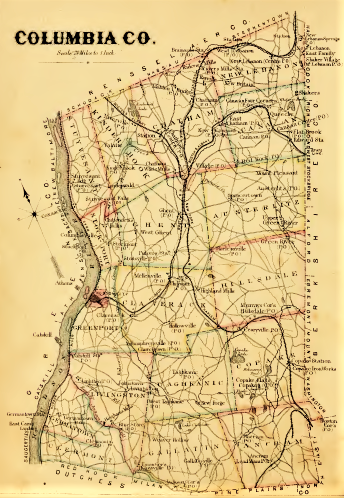 Columbia County Map