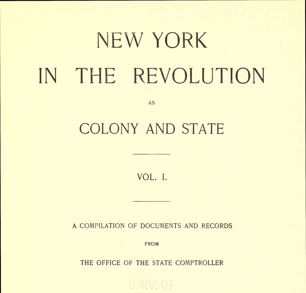 New York in the Revolution