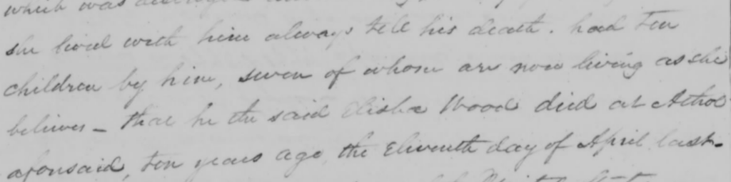 Rejected Revolutionary War pension file