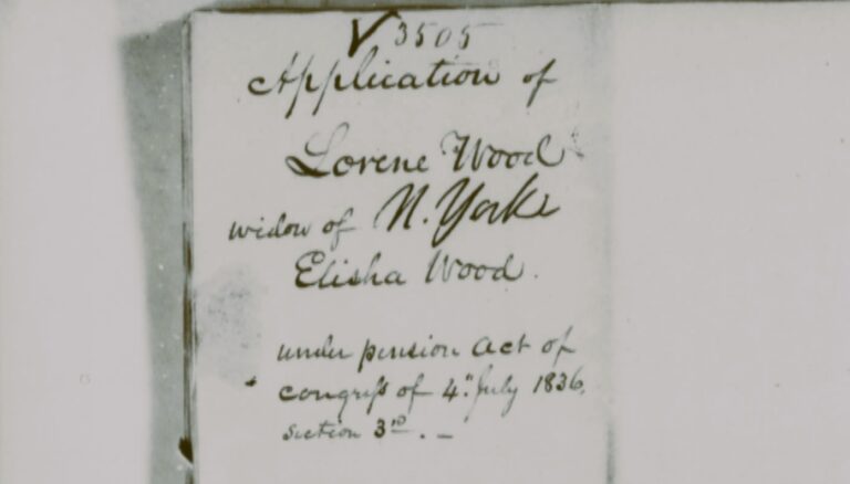 Rejected Revolutionary War pension file
