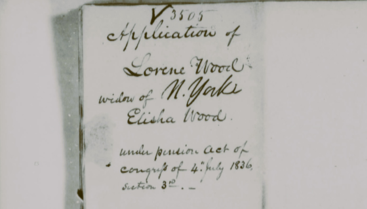 Rejected Revolutionary War pension file